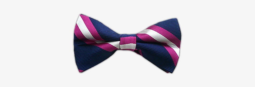 Navy/fuschia - Power Pink Stripe Tie, transparent png #4312087