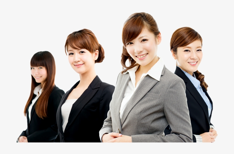 Asian Business People - Business Landing Page Template, transparent png #4312092