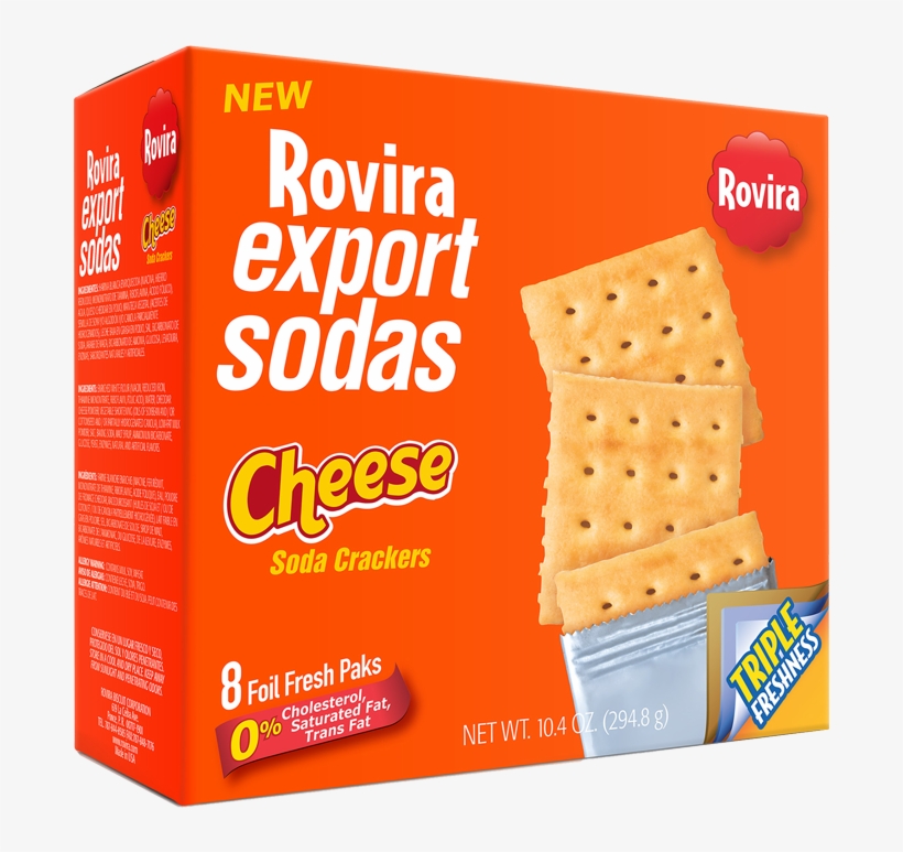 Cheese3-clasicas - Rovira Export Sodas, Classic - 8 Paks, 8 Oz, transparent png #4312534