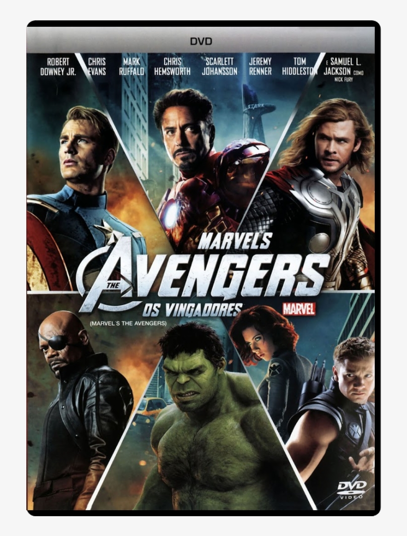 Dvd Os Vingadores - Marvel's The Avenger's Dvd Movie, transparent png #4312773