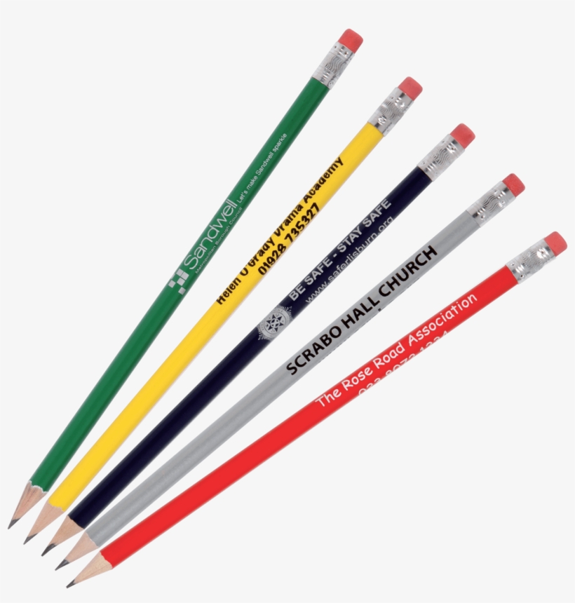 Printed Pencils - Promotional Pen And Pencils, transparent png #4312822