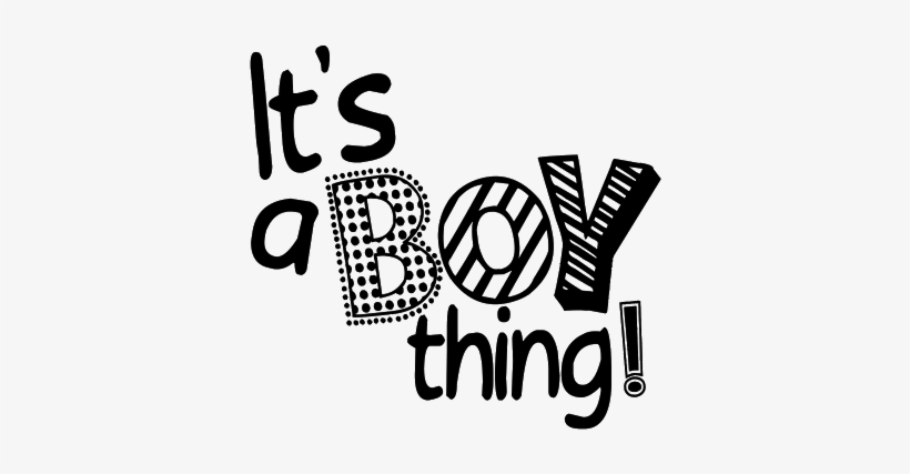 Word Art World - Its A Boy Thing, transparent png #4312846