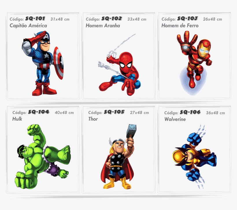 Adesivo P Criana Marvel Super Hero Squad Vingadores - Fathead Marvel Super Heroes Wall Graphic, transparent png #4312982