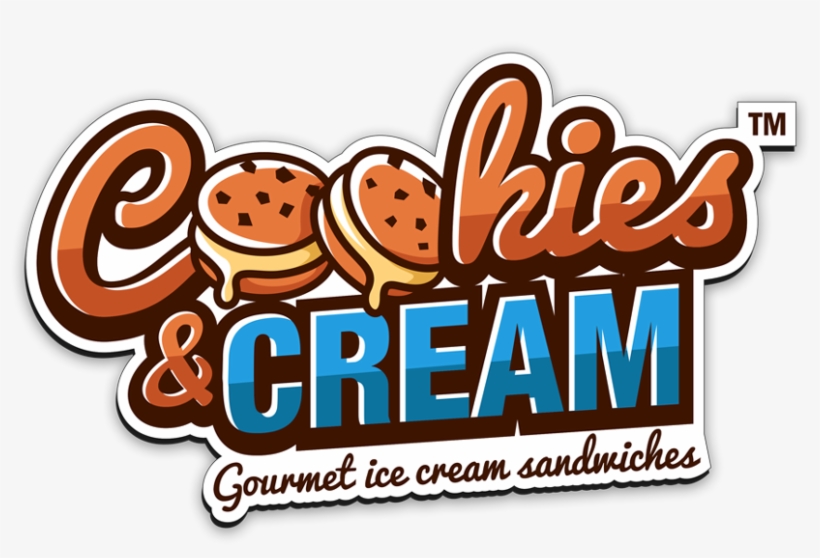 Cookies And Cream Ice Cream Logo, transparent png #4313356