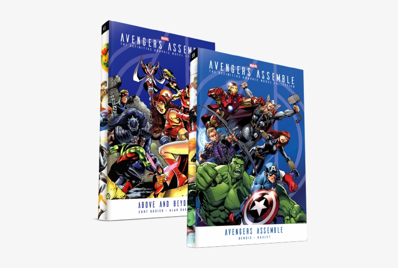 A Coleção Traz Uma Aparência Azulada Em Todas As Capas, - Avengers Characters Comics Art Marvel Movie 32x24 Print, transparent png #4313582