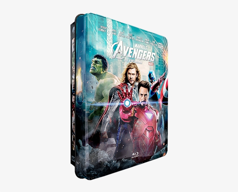 Clique Para Ampliar Ou Reduzir - Blu-ray: Os Vingadores - The Avengers (lata, transparent png #4313667