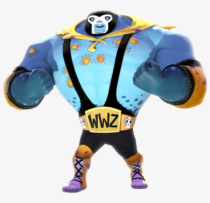 Infected3 Rare Luchador - Luchador Heroes, transparent png #4314848