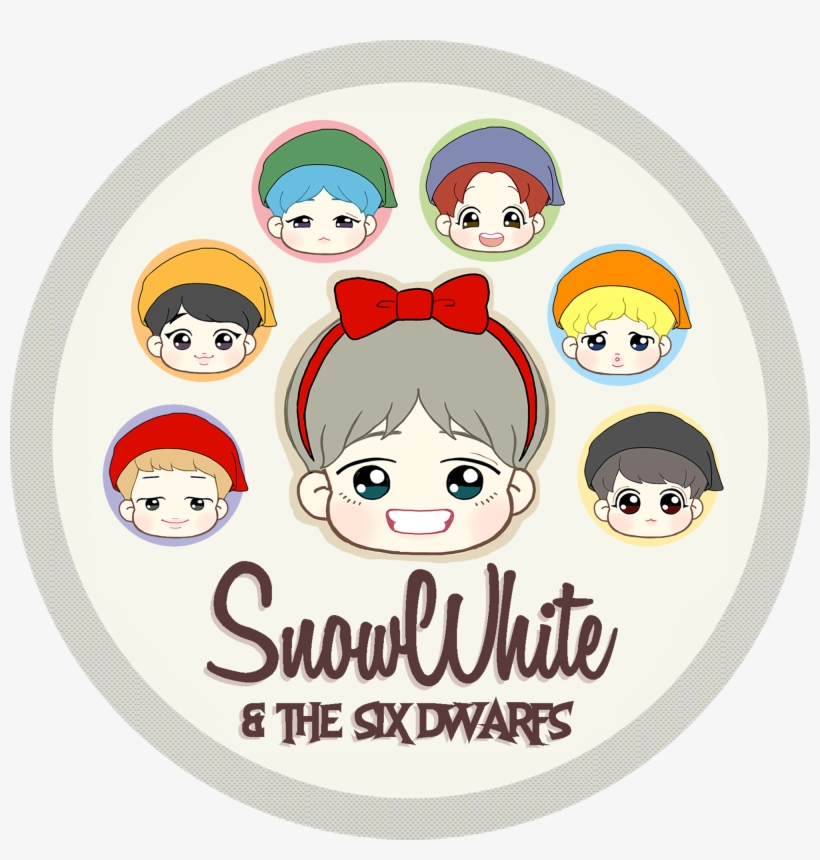 Snow White And 6 Dwarfs - Bts, transparent png #4314906