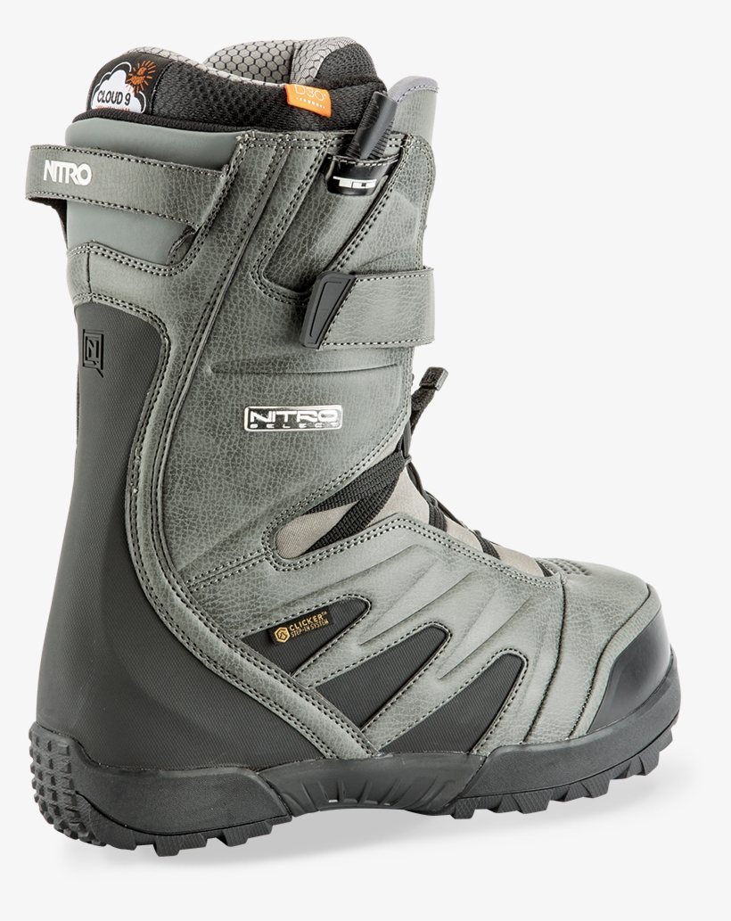 Nitro Select Clicker Tls Charcoal Men, transparent png #4315029