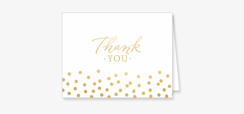 Small Dots Thank You - Polka Dot, transparent png #4315336