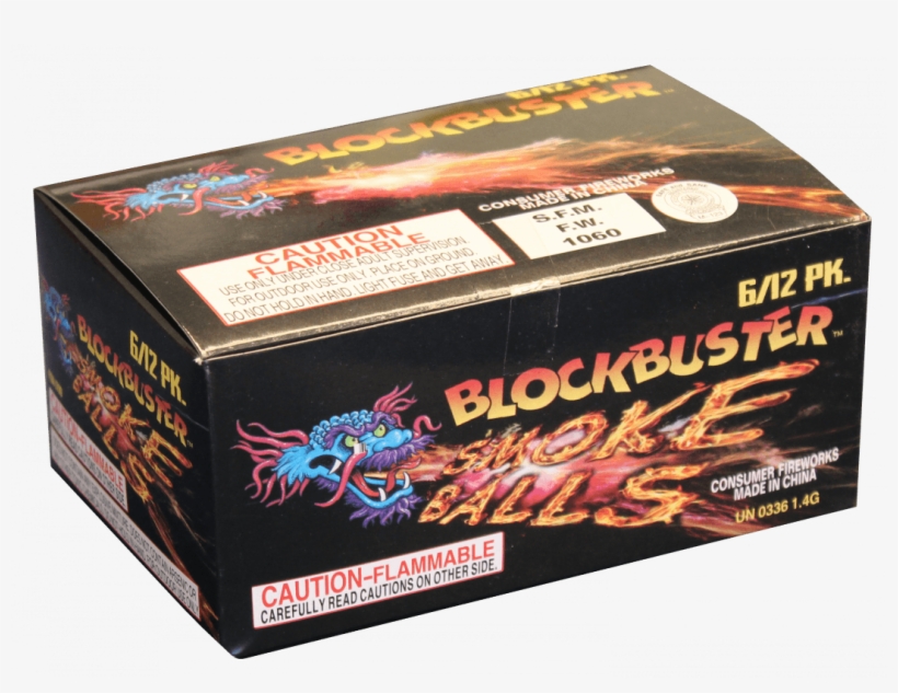 Blockbuster Smoke Balls Box - Wisconsin, transparent png #4315862
