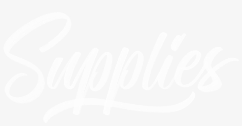 Crayligraphy Supplies Lettering - Johns Hopkins White Logo, transparent png #4315989