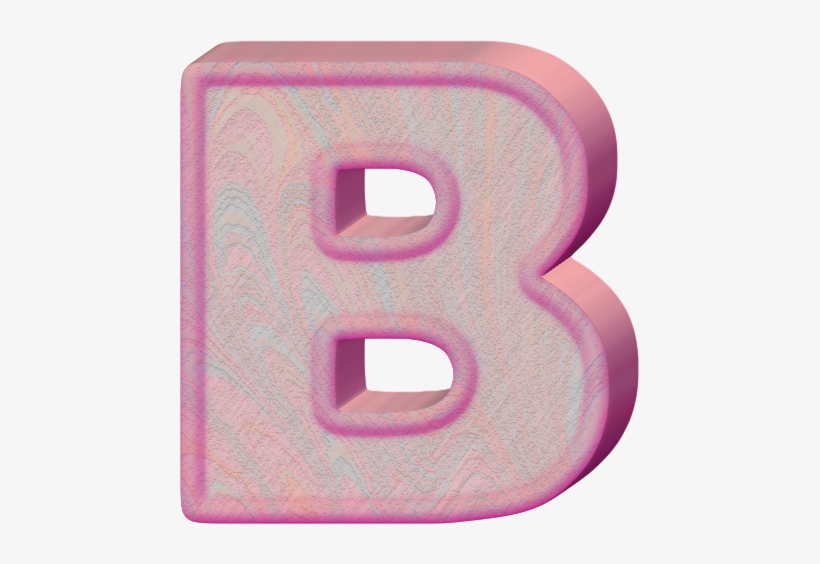 The Letter B Fancy Presentation Alphabets - Happy Birthday Letter B, transparent png #4316308