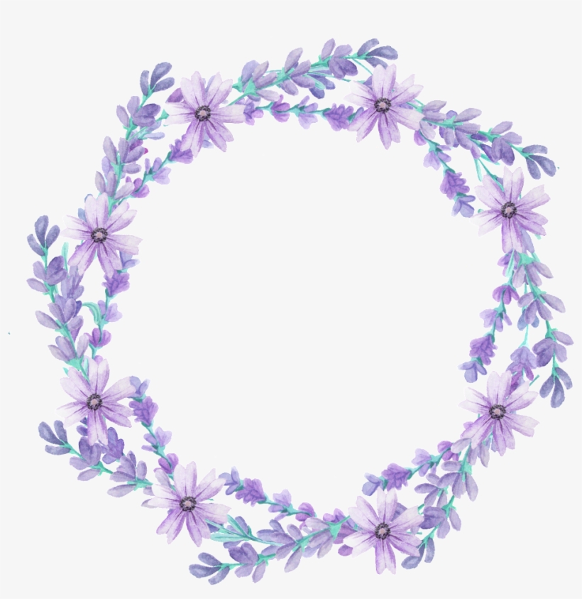 Corona De Púrpura Transparente Ornamento Png - Wreath, transparent png #4316402