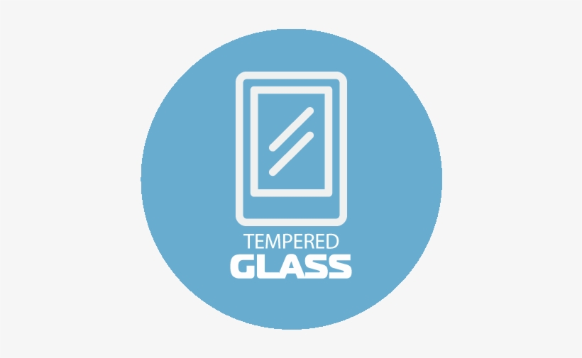 Iphone 6s-tempered Glass - Tempered Glass Logo Png, transparent png #4316574
