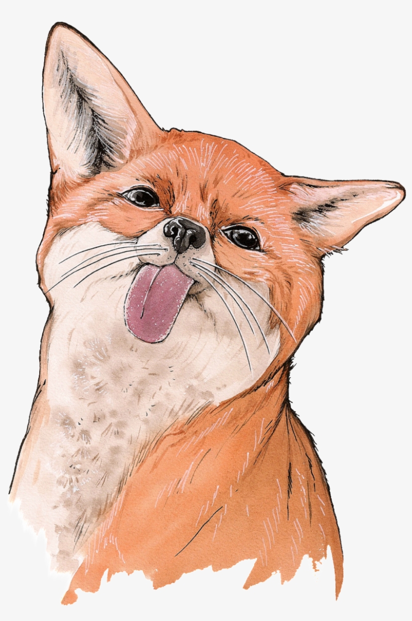 El Lindo Zorros Son Png Transparente - Watercolor Painting, transparent png #4316888