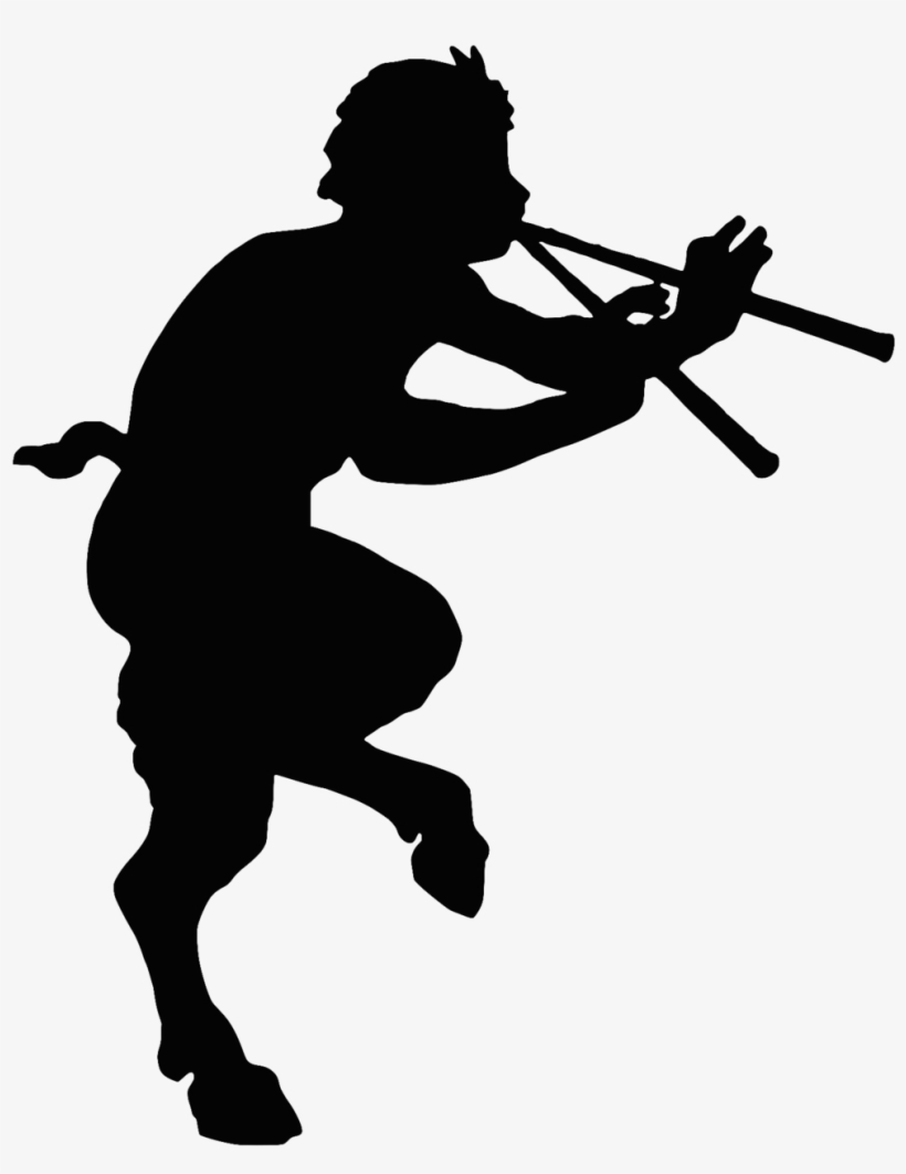 Satyr Silhouette Copy, transparent png #4317717