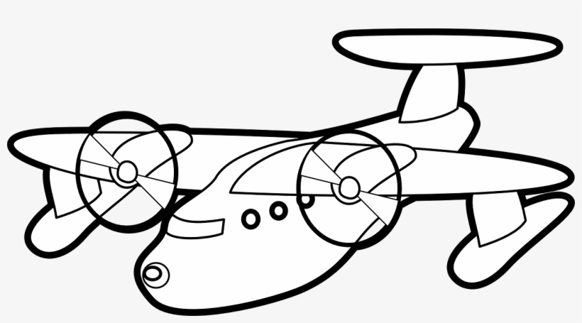 Propeller-driven Vector Graphics,free - Gambar Pesawat Kartun Mewarnai, transparent png #4318162