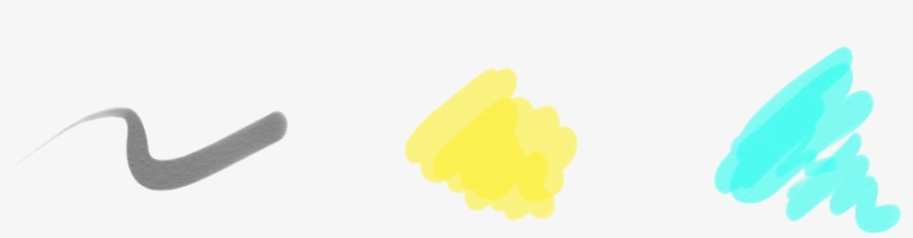 Wet And Dry Copic Brush Tip - Paint Daub Yellow Png, transparent png #4318163