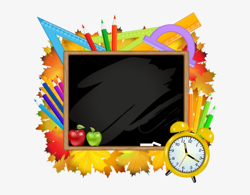 Color Frame School Png Clipart School Clip Art - Tube Scrap School, transparent png #4318540