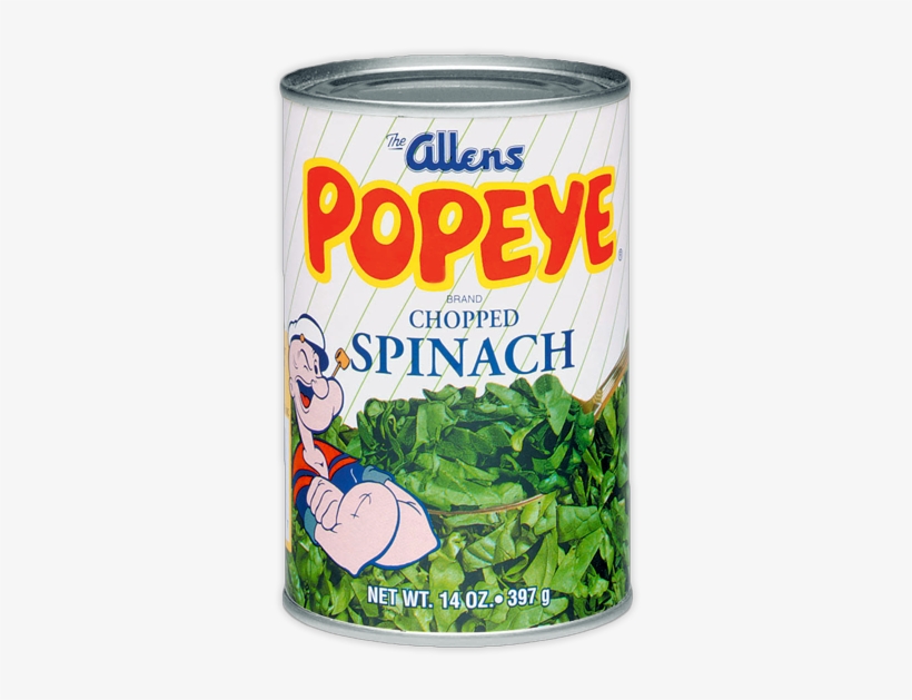 Only The Highest Quality Spinach Goes Into Every Can - Popeye Spinach, transparent png #4318959