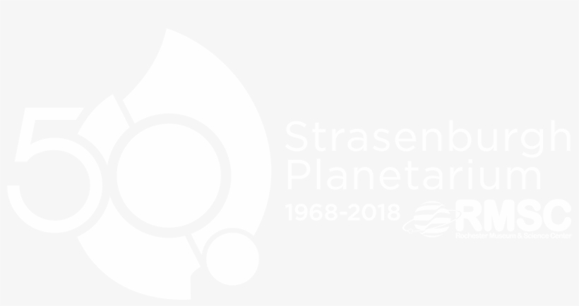 50th Anniversary Strasenburgh Planetarium Logo - Rochester Rmsc Strasenburgh Planetarium, transparent png #4318992