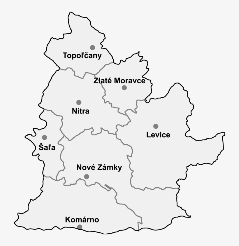 Nitra Okresy - Okres Levice, transparent png #4319021