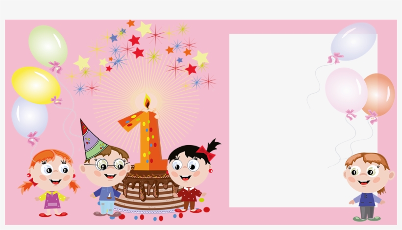 Tarjetas De Cumpleaños Para Niñas 1 Año, transparent png #4319179