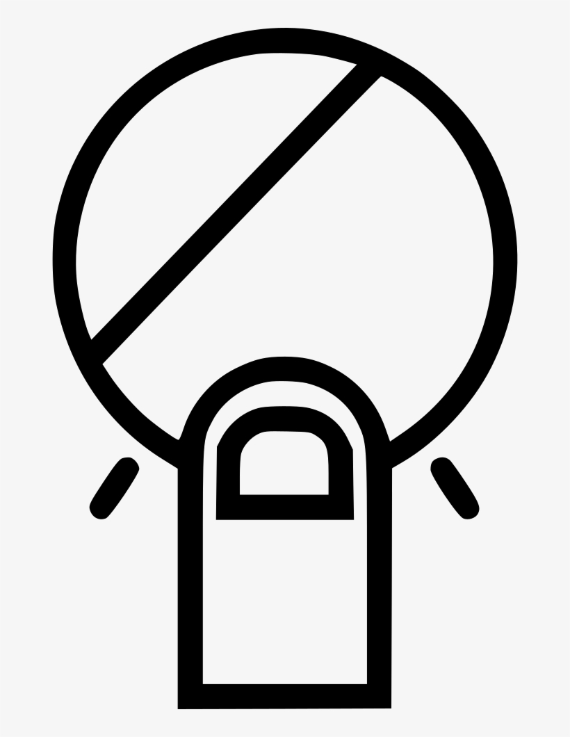 Finger Round Circle Press Touch Click Comments - Hand, transparent png #4319352