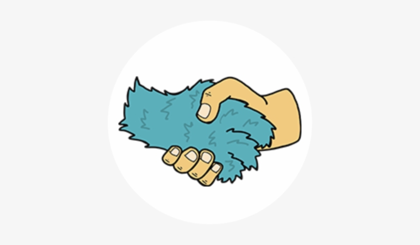 Hands Shaking Icon - Icon, transparent png #4319565