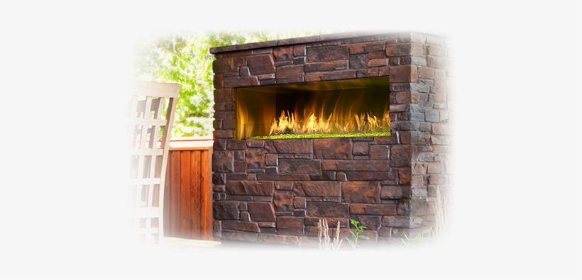 Palazzo Outdoor Fireplace - Majestic Palazzo Odpalg-48 Outdoor Linear Gas Fireplace, transparent png #4319709