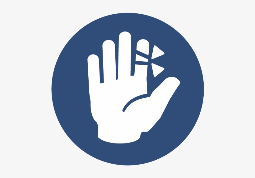 Work Injury Center - Hand & Finger Injury Icon, transparent png #4320105