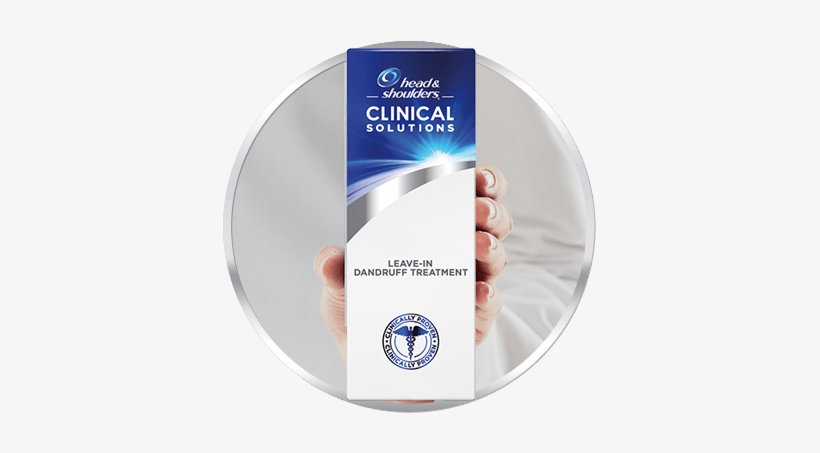 Head & Shoulders Leave In Treatment For Stubborn Dandruff - Dandruff, transparent png #4320419