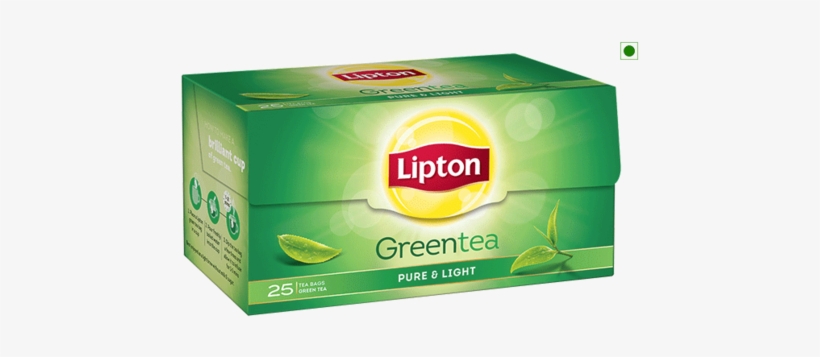 Lipton Green Tea Pure And Light, transparent png #4320441
