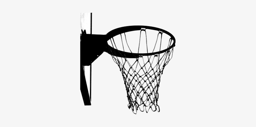 Black And White Basketball Hoop Transparent Png - Basketball Hoop Clipart Png, transparent png #4320690