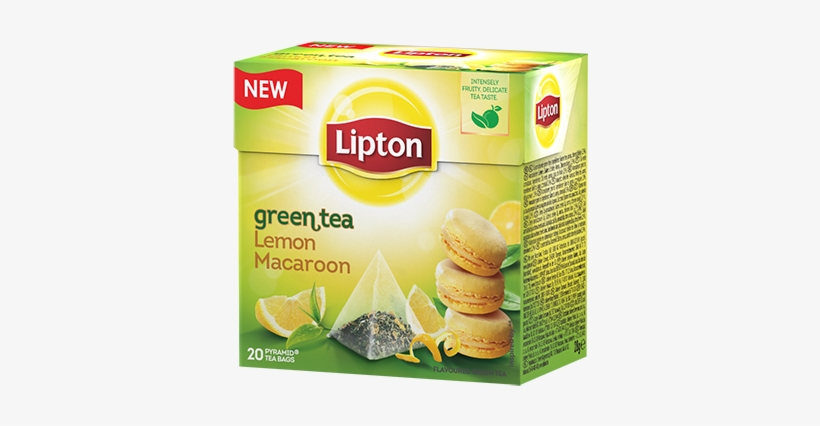 Lipton Green Tea Lemon Macaroon, transparent png #4320747