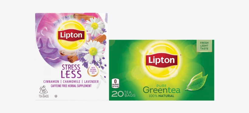 75 For Lipton® Tea - Lipton Stress Less Tea, transparent png #4321192