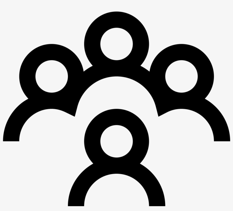 This Logo For "conference" Shows The Silhouette Outlines - Windows 10 Icon Man, transparent png #4322006