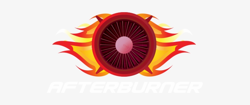 Afterburner Logo - Airplane, transparent png #4322284