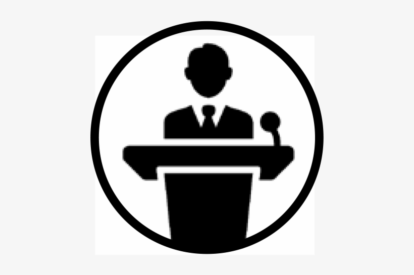 This Exclusive, High-level Two Day Exhibition And Interactive - Public Speaking Icon, transparent png #4322310