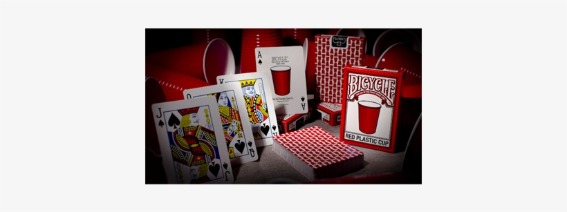 In The Us Alone, Excitable Party-goers Fill Over 23 - Bicycle Red Plastic Cup Playing Cards, transparent png #4322333