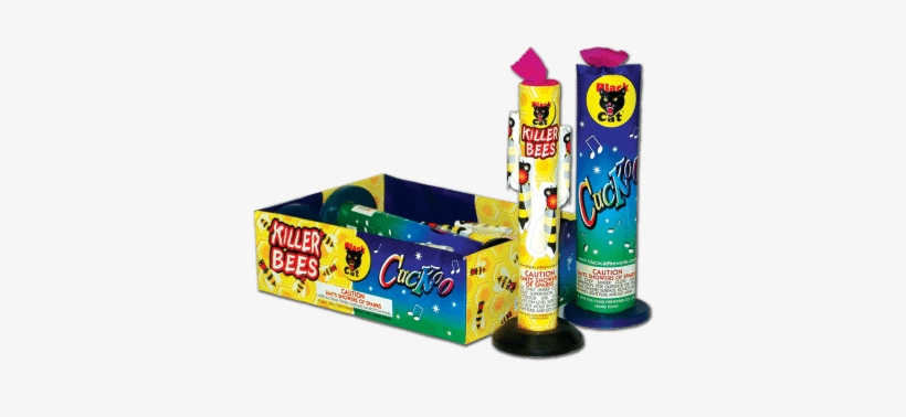Cuckoo/killer Bee Bc - Black Cat Fireworks, transparent png #4322334