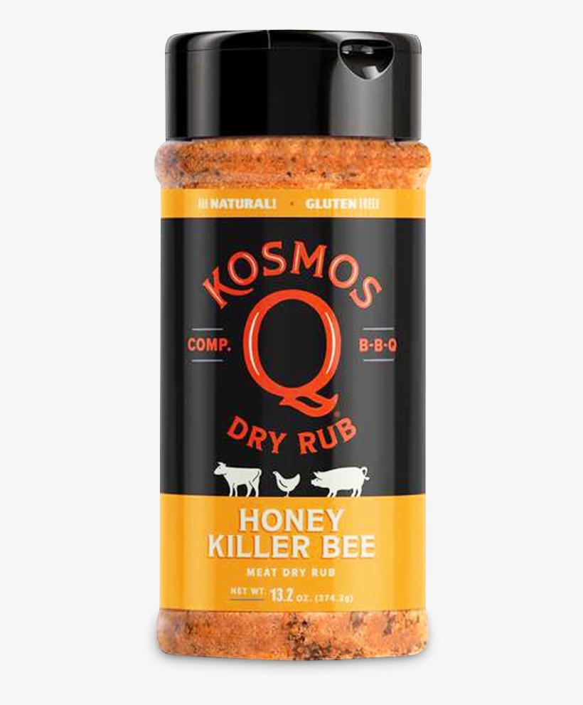 Kosmos Q Killer Bee Honey Rub - Spice Rub, transparent png #4322372