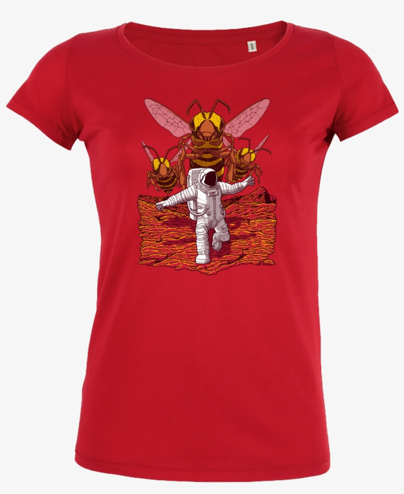 Jcmaziu Killer Bees On Mars T-shirt Stella Loves Red, transparent png #4322602