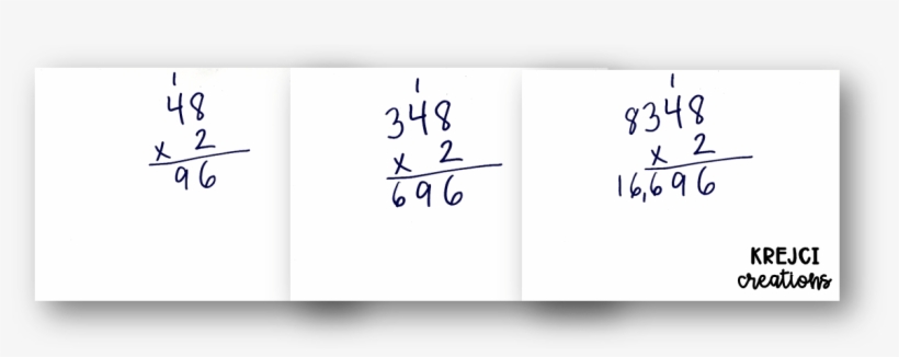 Multiplication With Regrouping - Multiplication, transparent png #4322898