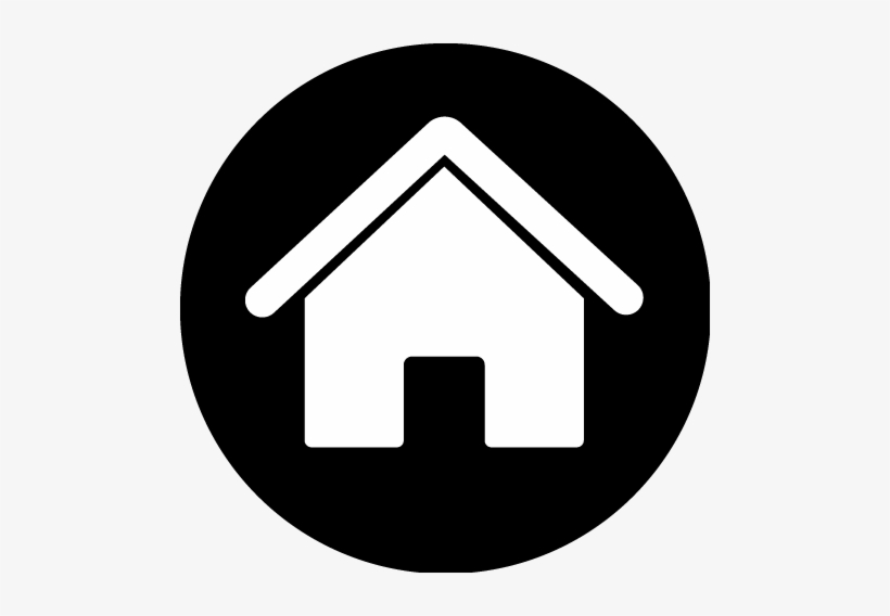 Portafolio - House Icon Round, transparent png #4323239