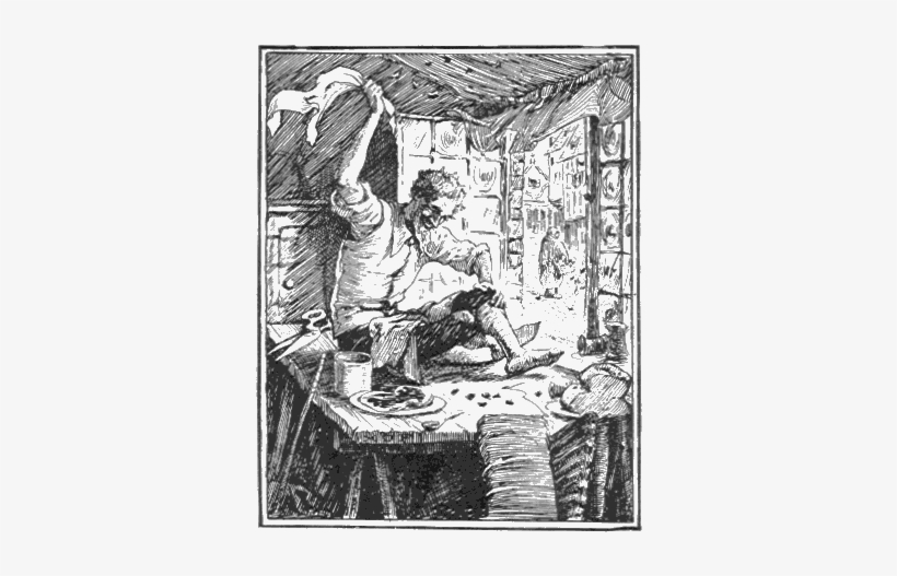 Blue Fairy Book The Brave Little Tailor 1 - Brave Little Tailor Fairy Tale, transparent png #4323837
