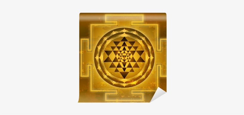 Sri Yantra Framed Tile, transparent png #4324046