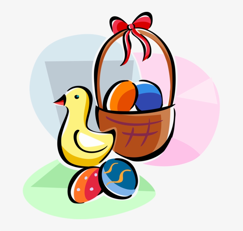 Vector Illustration Of Easter Baby Yellow Chick Bird - Easter, transparent png #4324185