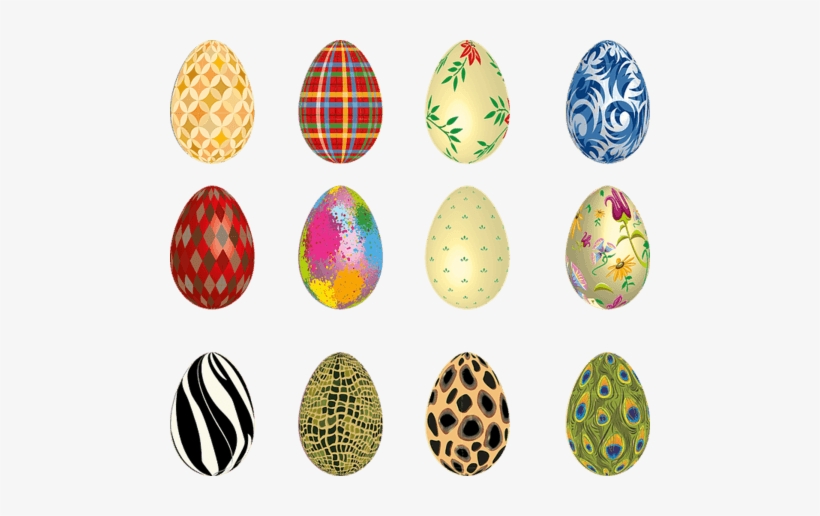 Easter Eggs Vector - Stickers Egg Easter Png, transparent png #4324225